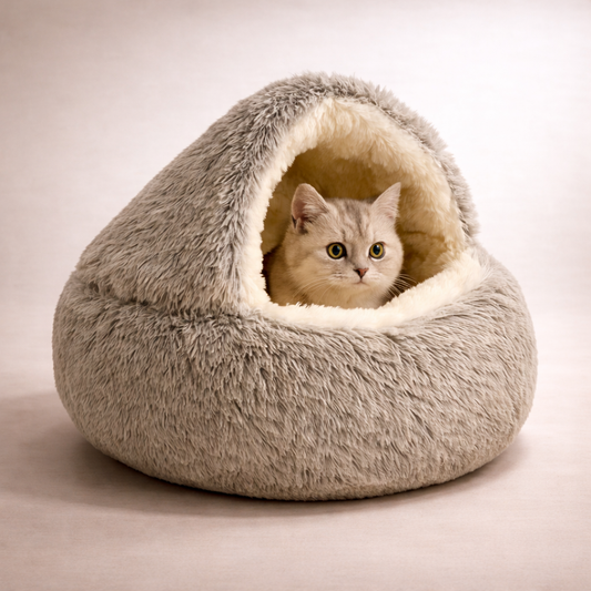2-in-1 Plush Pet Bed – Warm & Cozy Sleep Bag