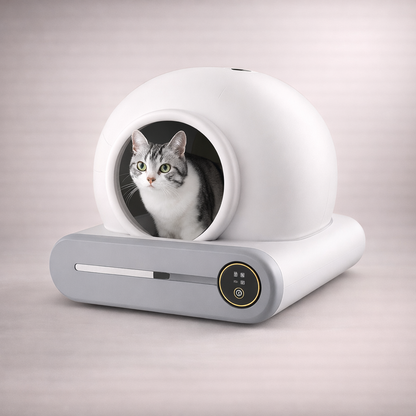 Self-Cleaning Cat Litter Box – Smart & Odor-Free