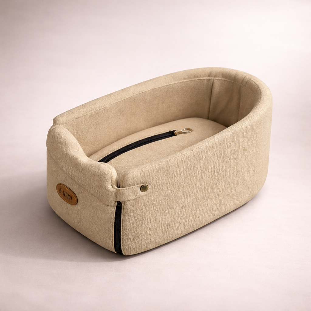 Pet Car Seat Bed – Portable & Cozy
