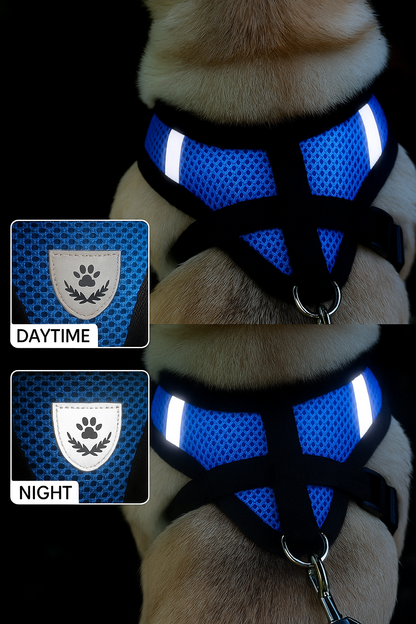 Escape-Proof Pet Harness Set – Reflective Vest with Leash for Cats & Small Dogs