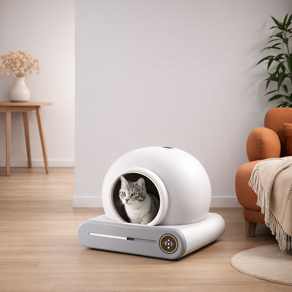 Self-Cleaning Cat Litter Box – Smart & Odor-Free