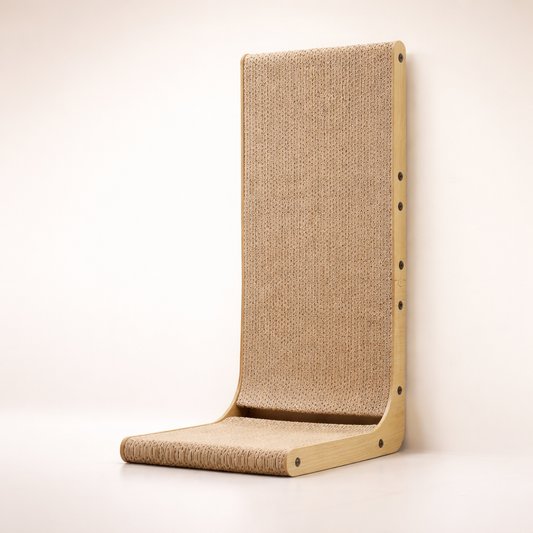 Cat Scratcher Post – L-Shape with Ball Toy