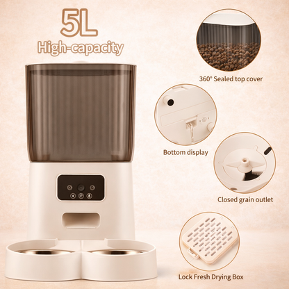 Dual Pet Feeder – Automatic with Camera & App Control