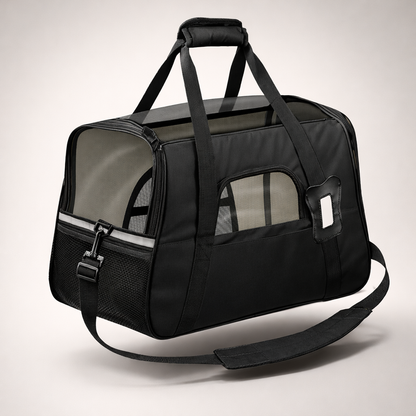 Comfort-Fit Airline Pet Carrier for Cats & Small Dogs