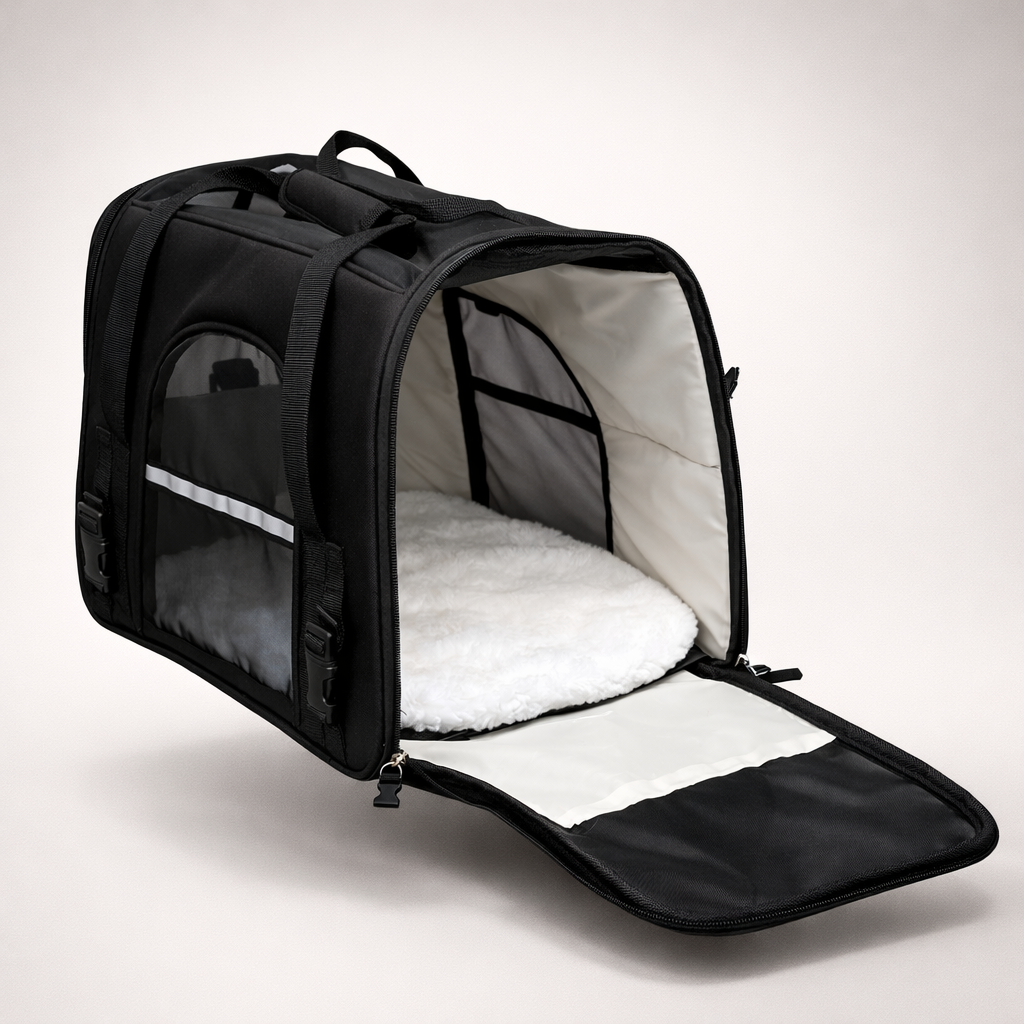 Comfort-Fit Airline Pet Carrier for Cats & Small Dogs