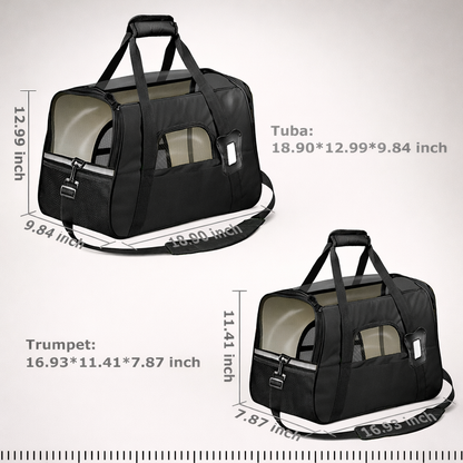 Comfort-Fit Airline Pet Carrier for Cats & Small Dogs