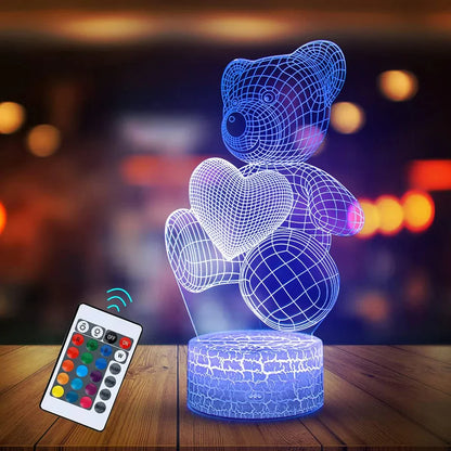 3D LED Night Light – Acrylic USB Lamp