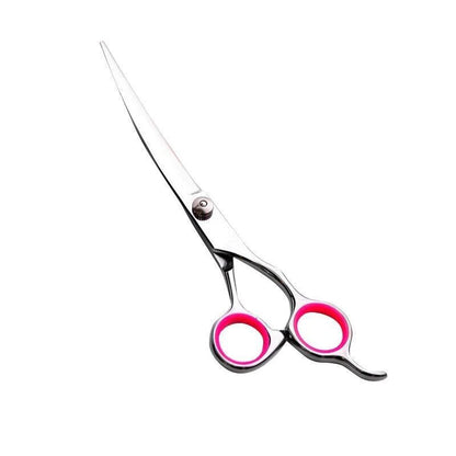 Premium Pet Grooming Scissors Kit – 7” Stainless Steel Straight, Curved & Thinning Shears with Comb & Case
