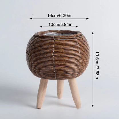 Rattan Plant Basket – Nordic Flower Stand