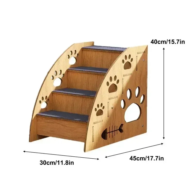 Pet Stairs – Wooden Non-Slip Dog Step
