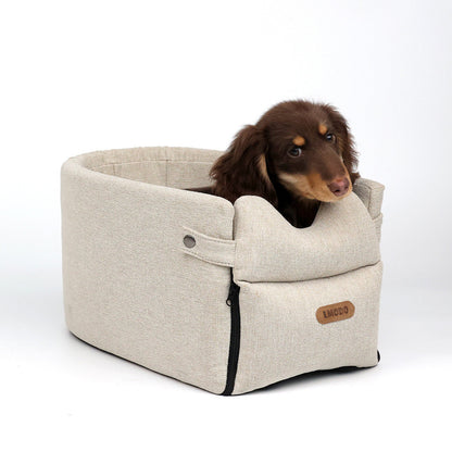 Portable Dog Car Seat Bed – Travel Safety Carrier for Small Dogs & Cats | Comfortable, Secure & Versatile Pet Car Accessory