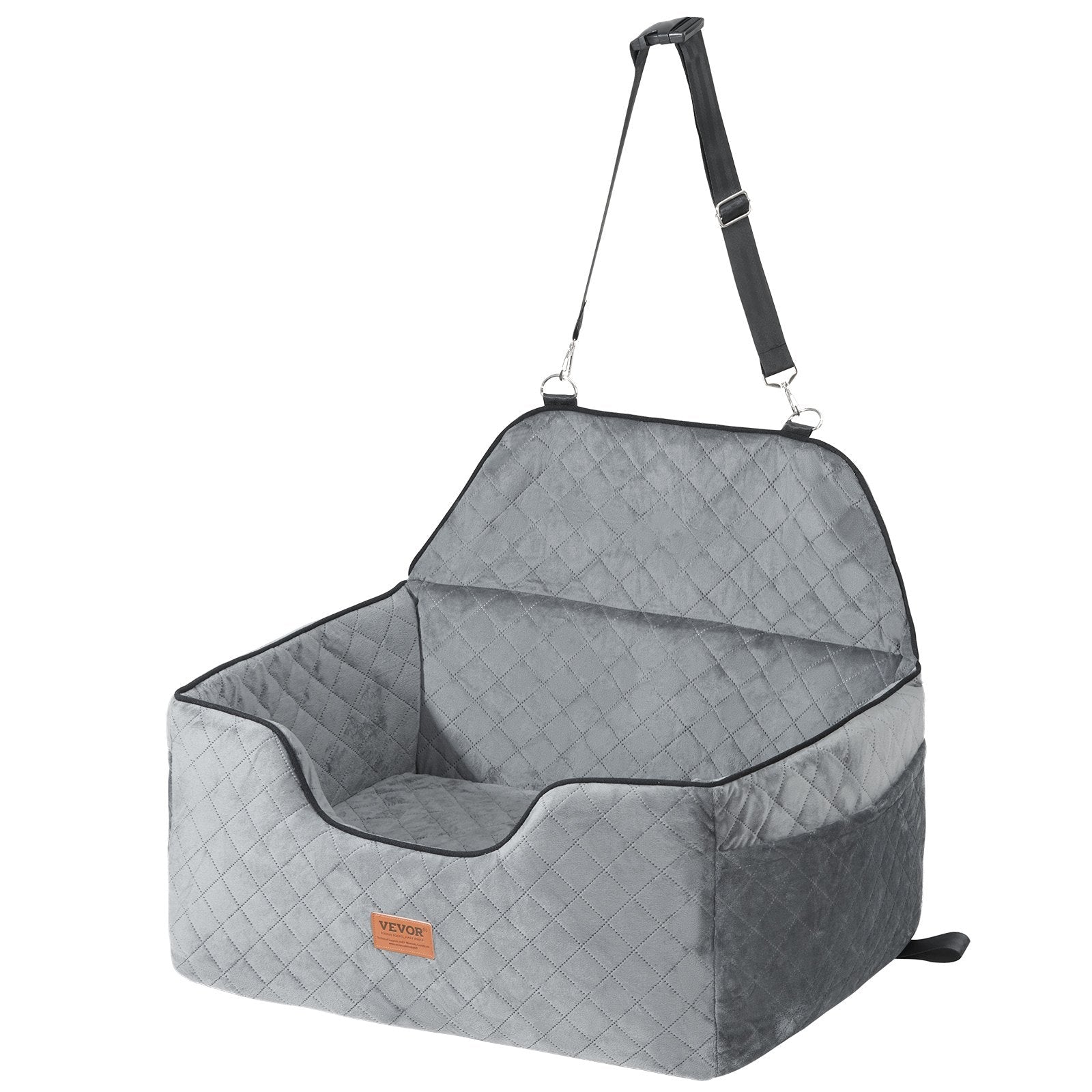 Jack & Susy™ Luxury Dog Booster Car Seat – Secure, Comfortable & Stylish Travel Seat for Medium and Large Dogs (Up to 55 lbs)