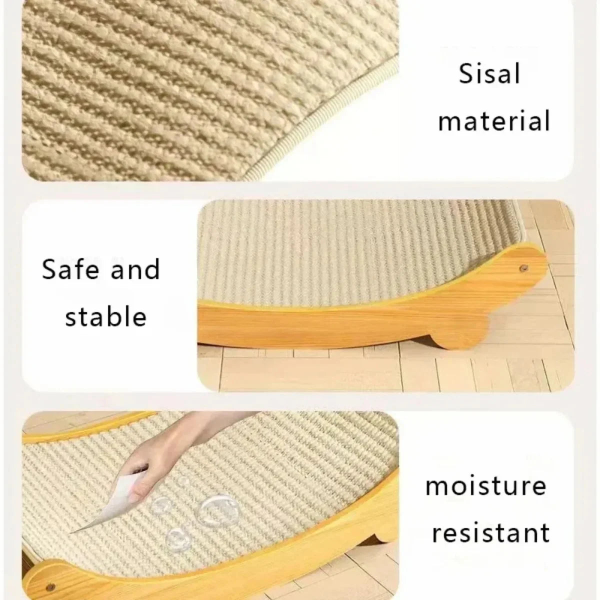 Cat Scratcher Bed – Sisal Hammock & Lounge