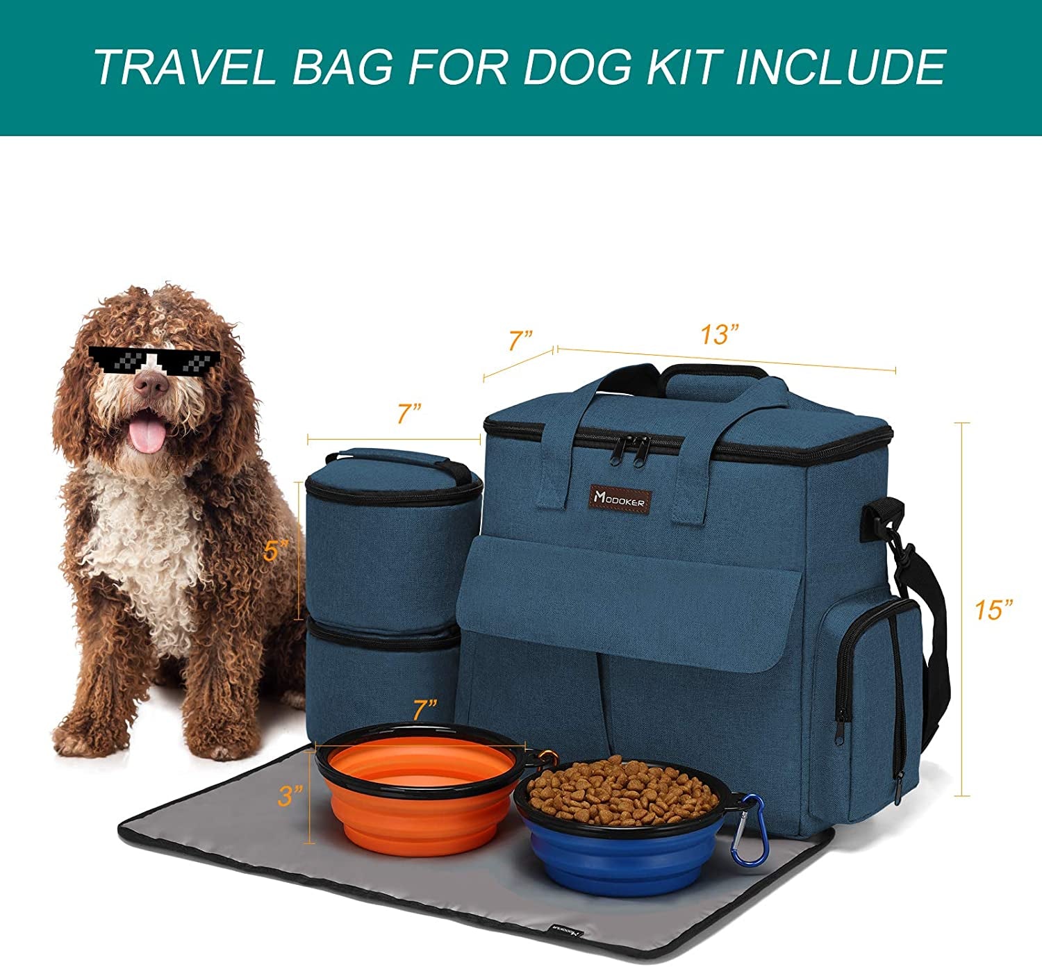 Dog Travel Bag – Airline Approved Organizer Set