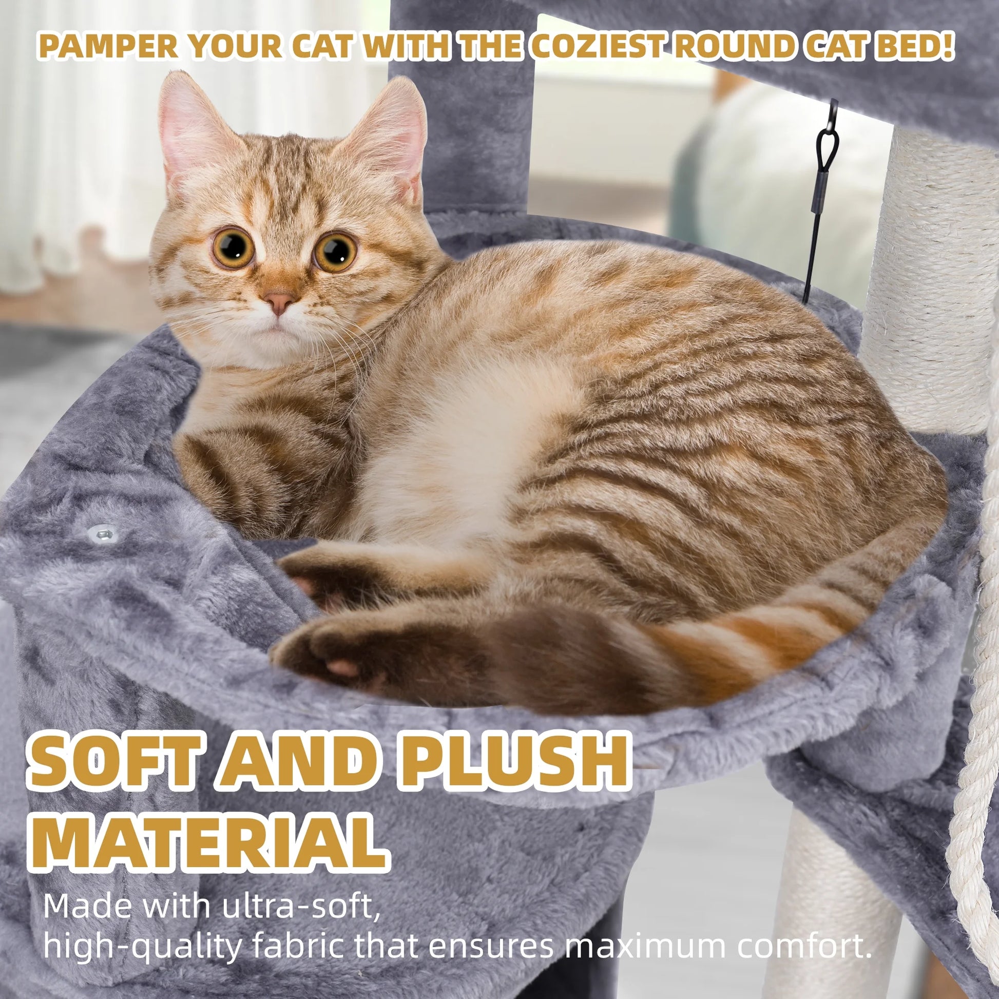 Cat Tree Tower – Condo & Hammocks