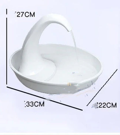 Automatic Pet Water Fountain – Flowing Drinking Dispenser for Cats & Small Dogs